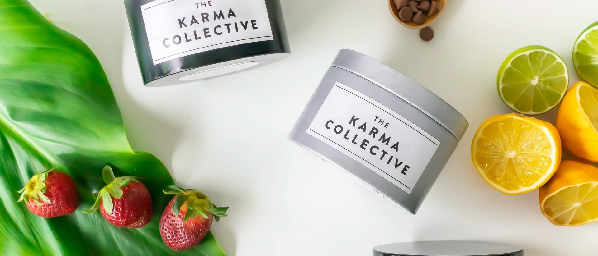 Luxury scented candles from The Karma Collective